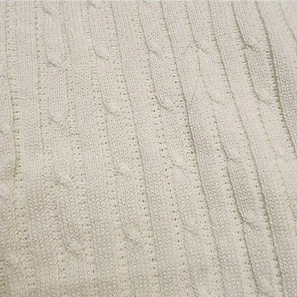 NWOT Sofishie White Cream Cable Knit Super Soft & Comfy Sweater Turtle in Large - Picture 5 of 7